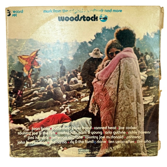 Other - Woodstock - 3LP 1970 Release Vinyl Set Soundtrack Hendrix Santana The Who VG